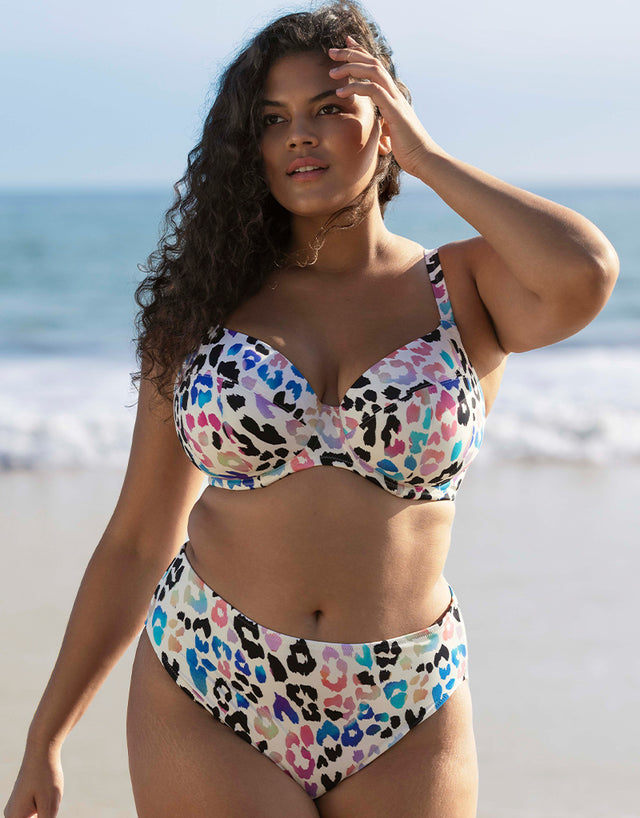 Elomi Party Bay Mid Rise Bikini Brief Multi