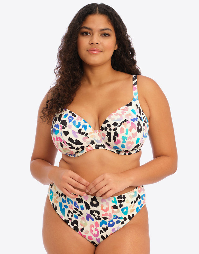 Elomi Party Bay Mid Rise Bikini Brief Multi