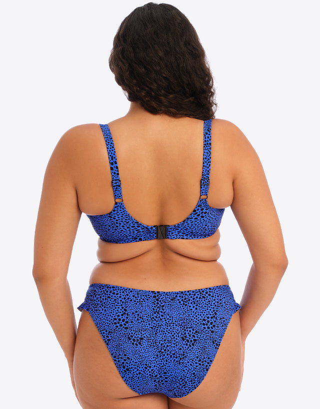 Elomi Pebble Cove Plunge Bikini Top Blue