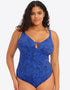 Elomi Pebble Cove Non-Wired Swimsuit Blue