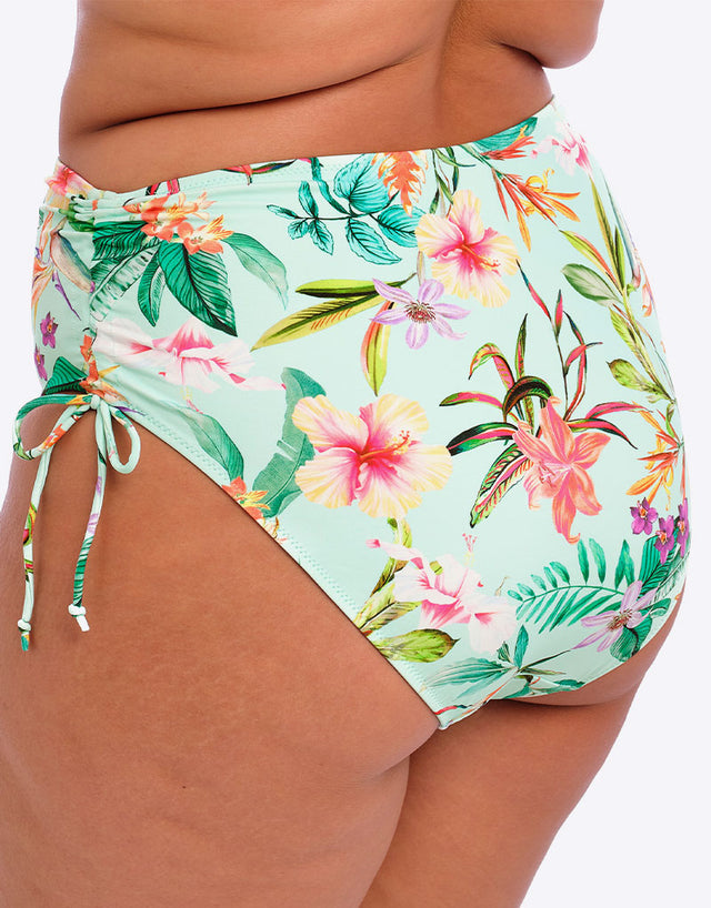 Elomi Sunshine Cove Adjustable Bikini Brief Aqua Print