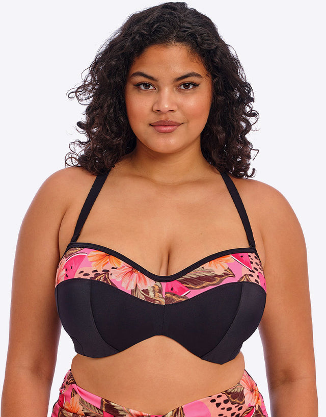 Elomi Cabana Nights Bandeau Multiway Bikini Top Multi