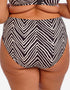 Elomi Fiji Falls Mid Rise Bikini Brief Black Stripe