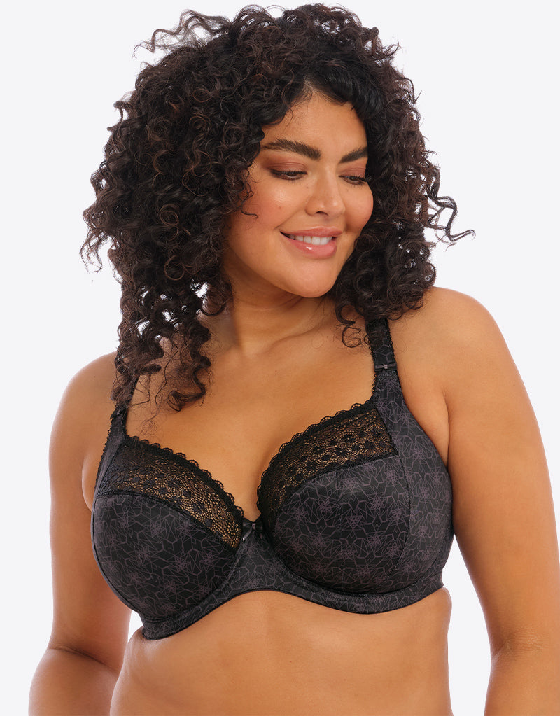 Elomi Kim Plunge Bra Black Brastop UK