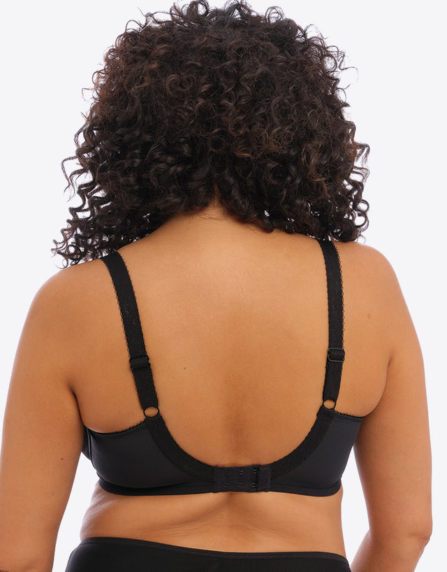 Elomi Namrah Bandless Plunge Bra Black