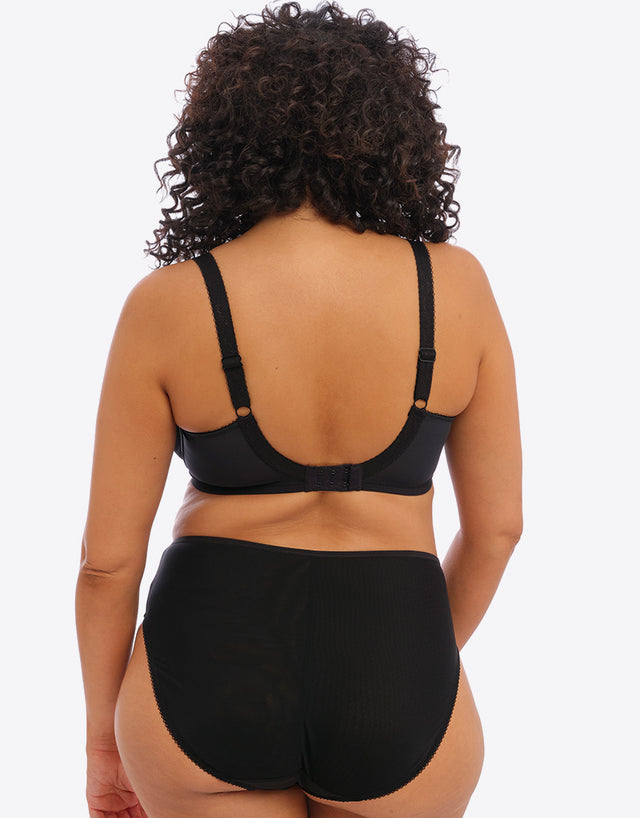 Elomi Namrah Bandless Plunge Bra Black