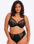 Elomi Namrah Bandless Plunge Bra Jet Black