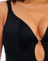 Elomi Plain Sailing Non-Wired Plunge Swimsuit Black