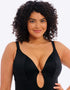 Elomi Plain Sailing Non-Wired Plunge Swimsuit Black