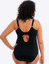 Elomi Plain Sailing Non-Wired Plunge Swimsuit Black