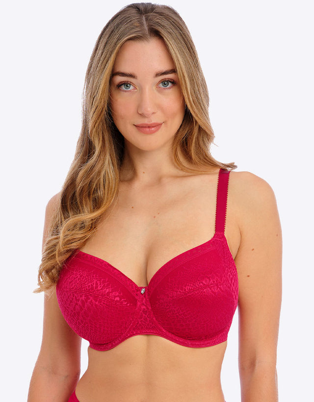 Fantasie Envisage Full Cup Side Support Bra Raspberry Red