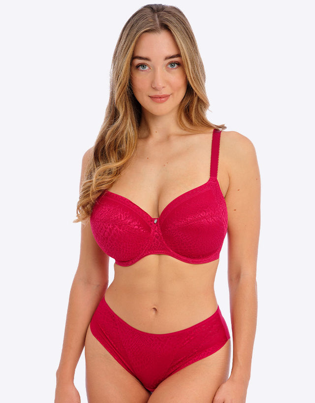 Fantasie Envisage Full Cup Side Support Bra Raspberry Red