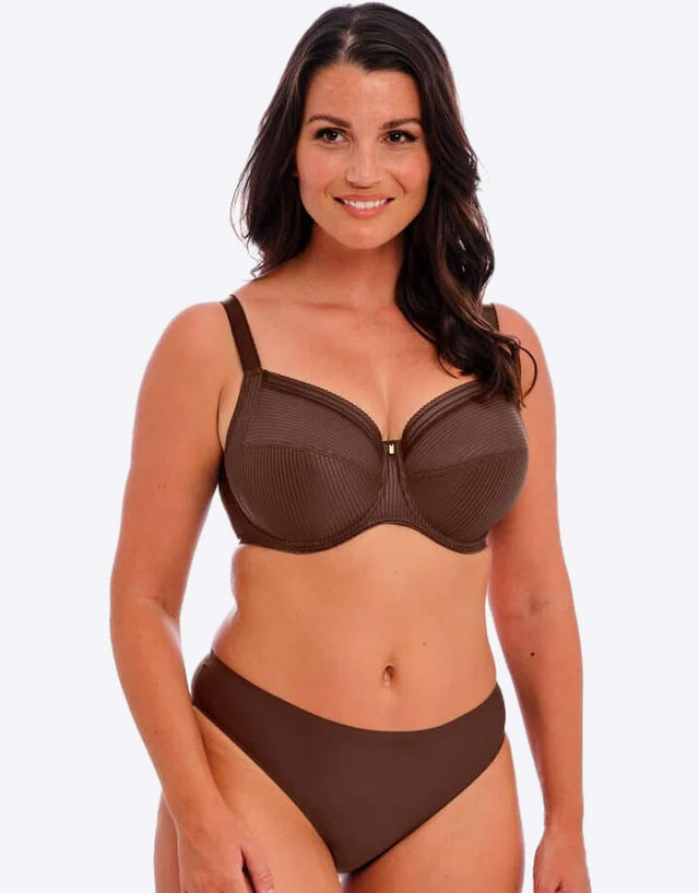 Fantasie Fusion Full Cup Side Support Bra Coffee Roast Brown