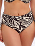 Fantasie Aruba Nights High Waist Bikini Brief Black & Cream Print