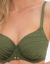 Fantasie Beach Waves Full Cup Bikini Top Olive