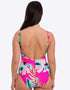 Fantasie Carabelita V-Neck Swimsuit Peony Print