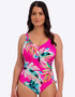 Fantasie Carabelita V-Neck Swimsuit Peony Print