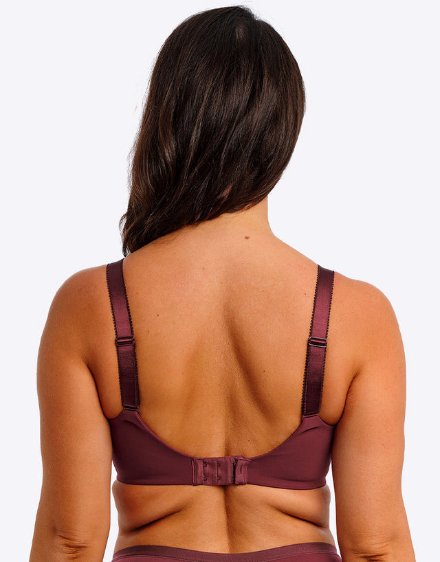 Fantasie Demure Full Cup Moulded Side Support Bra Fig Purple