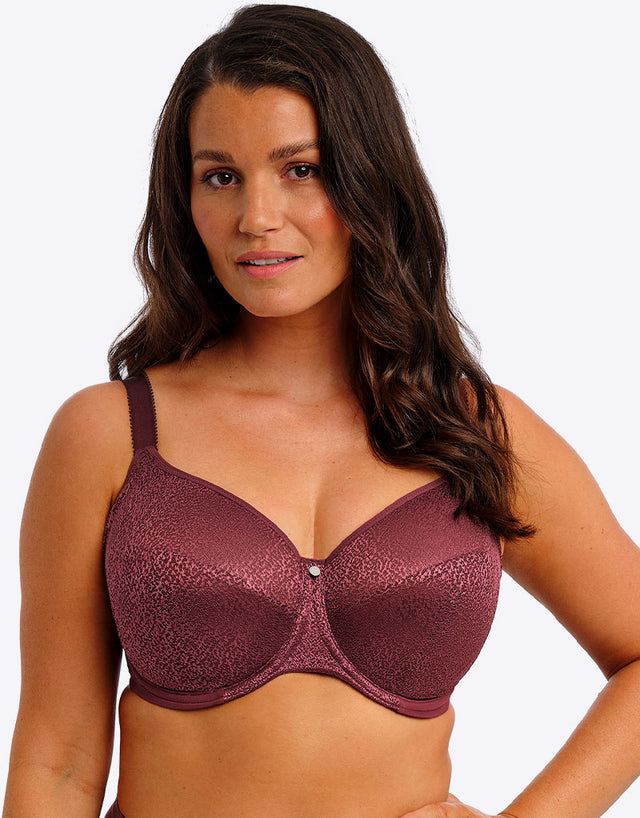 Fantasie Demure Full Cup Moulded Side Support Bra Fig Purple