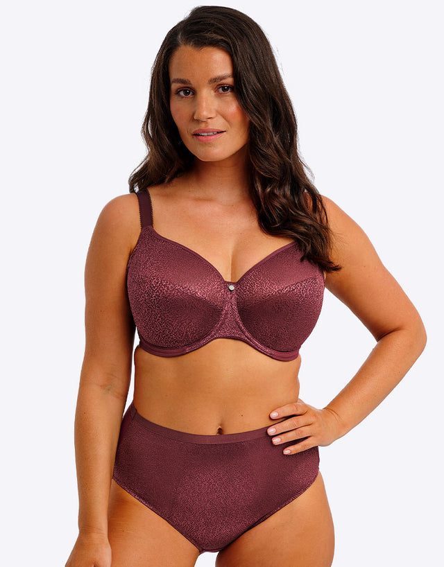 Fantasie Demure Full Cup Moulded Side Support Bra Fig Purple