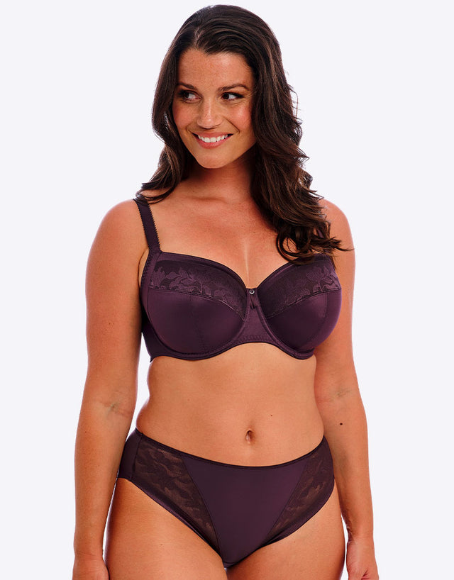 Fantasie Illusion Side Support Bra Plum Purple