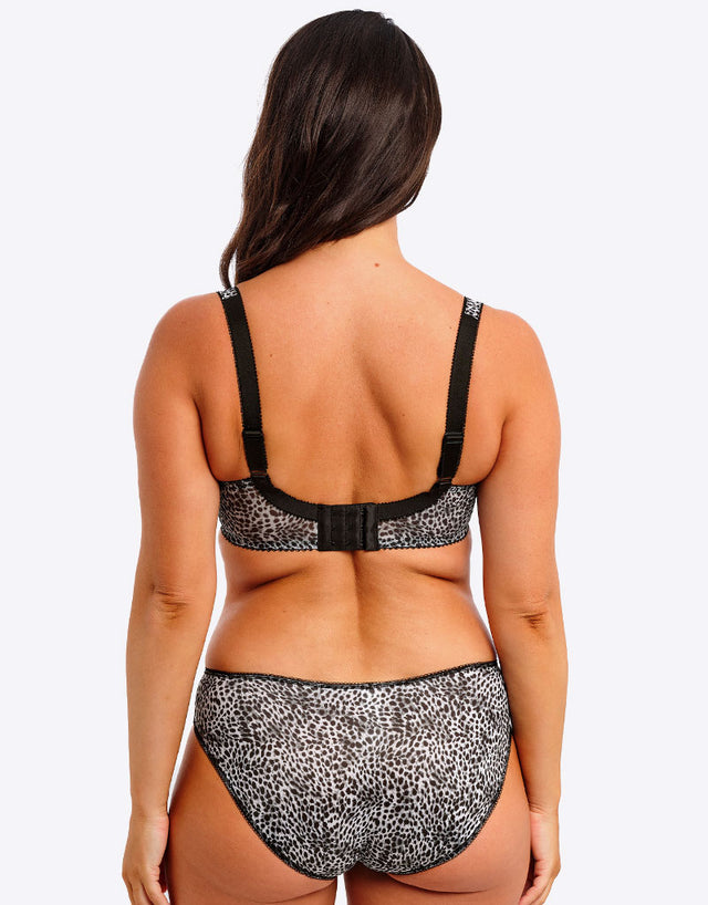 Fantasie Lindsey Full Cup Side Support Bra Monochrome Leopard Print