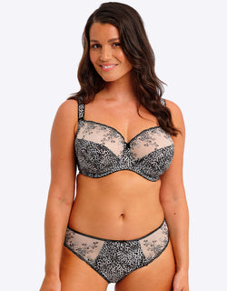 Fantasie Lindsey Full Cup Side Support Bra Monochrome Leopard Print