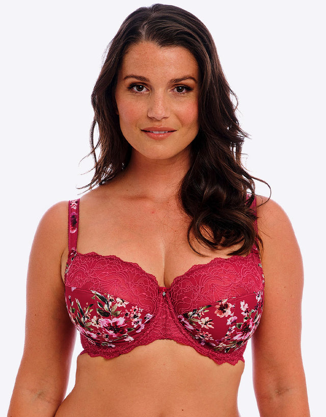 Fantasie Lucia Side Support Bra Cherry Print