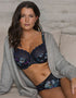 Fantasie Lucia Side Support Bra Midnight Blue Print