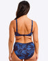 Fantasie Malabar Coast Full Cup Bikini Top Midnight Blue Print
