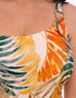 Fantasie Maya Bay Asymmetrical Swimsuit Warm Sunset Print