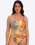Fantasie Maya Bay Asymmetrical Swimsuit Warm Sunset Print