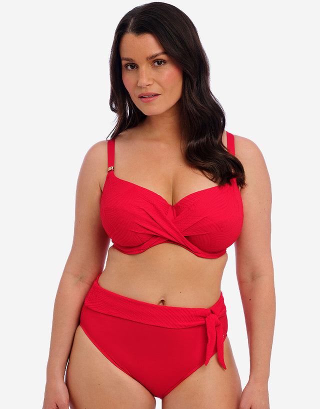 Fantasie Ottawa High Waist Bikini Brief Radiant Red