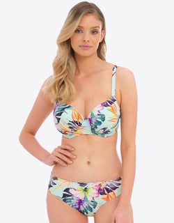 Fantasie Paradiso Gathered Full Cup Bikini Top Soft Mint