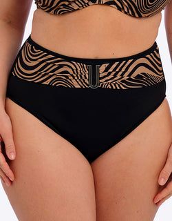 Fantasie Pemba Island High Waist Bikini Brief Mocha Print