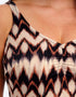 Fantasie Sabana V-Neck Swimsuit Copper Tint Brown