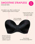 Curvy Kate Smoothie Moulded Strapless Multiway Bra Black