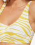 Figleaves Samara Crop Bikini Top Yellow