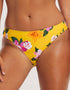 Figleaves Panama Classic Bikini Brief Yellow Floral