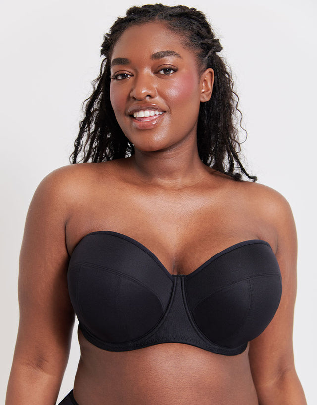 Flirtelle Celia Strapless Bra Black