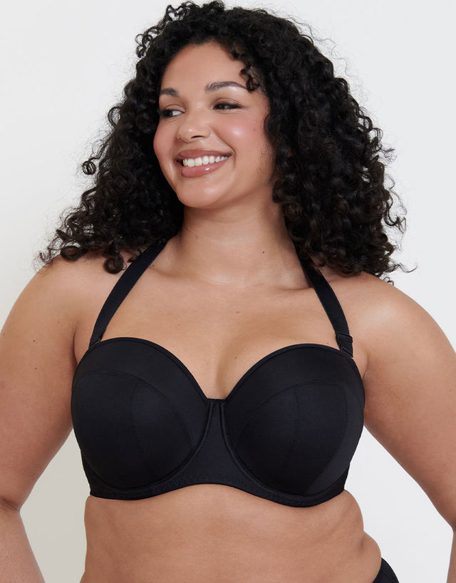 Flirtelle Celia Strapless Bra Black