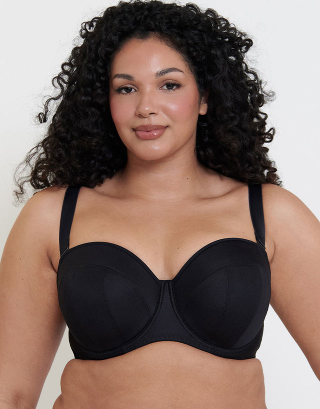 Flirtelle Celia Strapless Bra Black