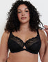 Flirtelle Elise Balcony Bra Black