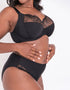 Flirtelle Emilie Full Cup Side Support Bra Black