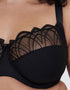Flirtelle Emilie Deco Full Cup Side Support Bra Black