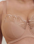 Flirtelle Emilie Deco Full Cup Side Support Bra Cafe Au Lait