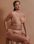 Flirtelle Emilie Deco Full Cup Side Support Bra Cafe Au Lait
