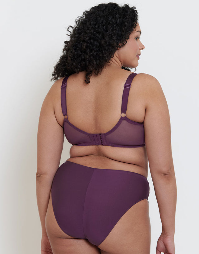Flirtelle Emilie Deco Classic Brief Deep Purple