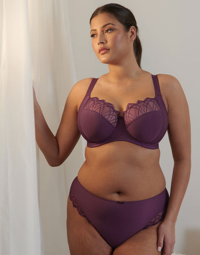 Flirtelle Emilie Deco Classic Brief Deep Purple