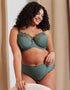 Flirtelle Emilie Deco Classic Brief Dusky Green
